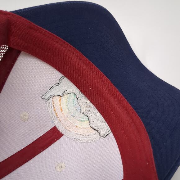 Idaho Rainbow Snapback Trucker Hat Multi One Size Mesh Back Arcadian Outfitters - Picture 9 of 10